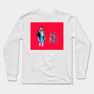 Ode to the Bike Wheel Thief Long Sleeve T-Shirt